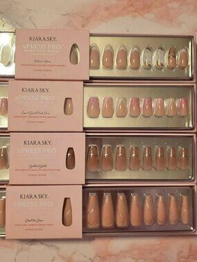 New Kiara Sky xPress Pro Acrylic Press On Nails Bundle